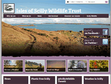 Tablet Screenshot of ios-wildlifetrust.org.uk